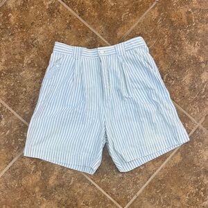 Striped Blue and White Women’s Vintage Dockers Shorts